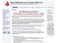 Tablet Screenshot of opac.rbsmilano.org